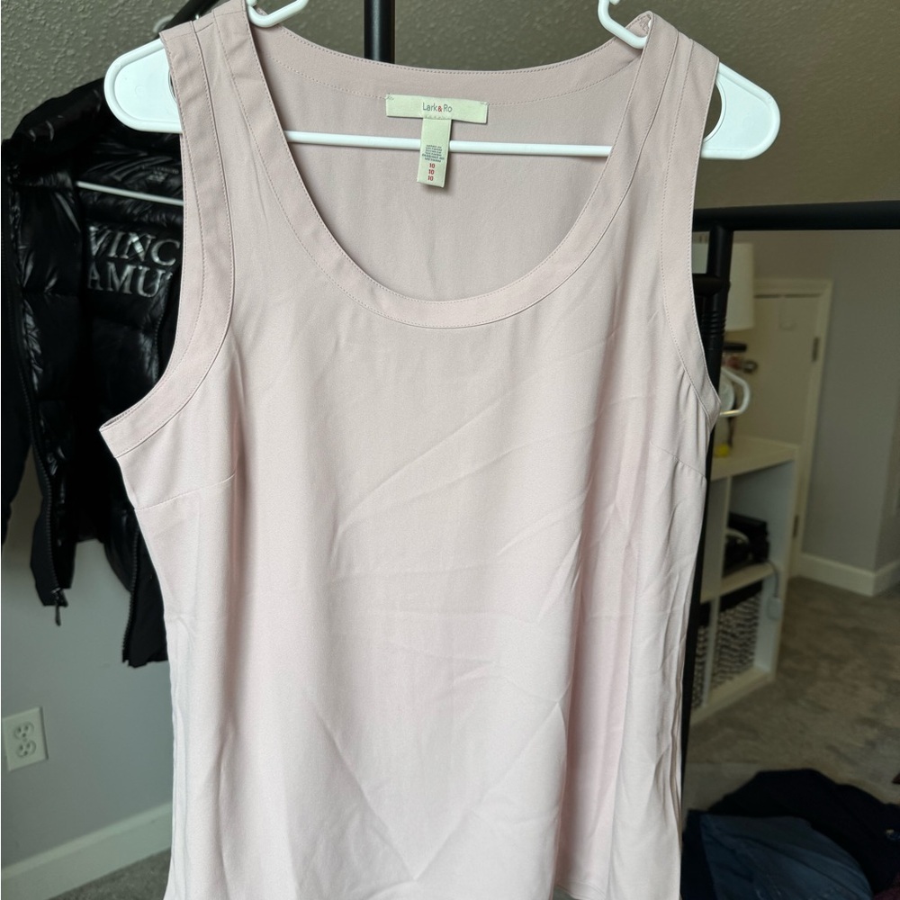 Lark & Ro Women's Light Pink Tank Top